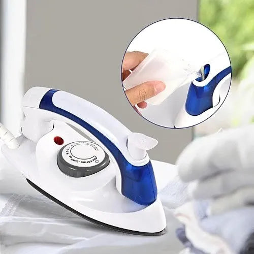 Mini Portable Steam Iron – Foldable, Lightweight, Temperature Control for Travel