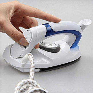 Mini Portable Steam Iron – Foldable, Lightweight, Temperature Control for Travel