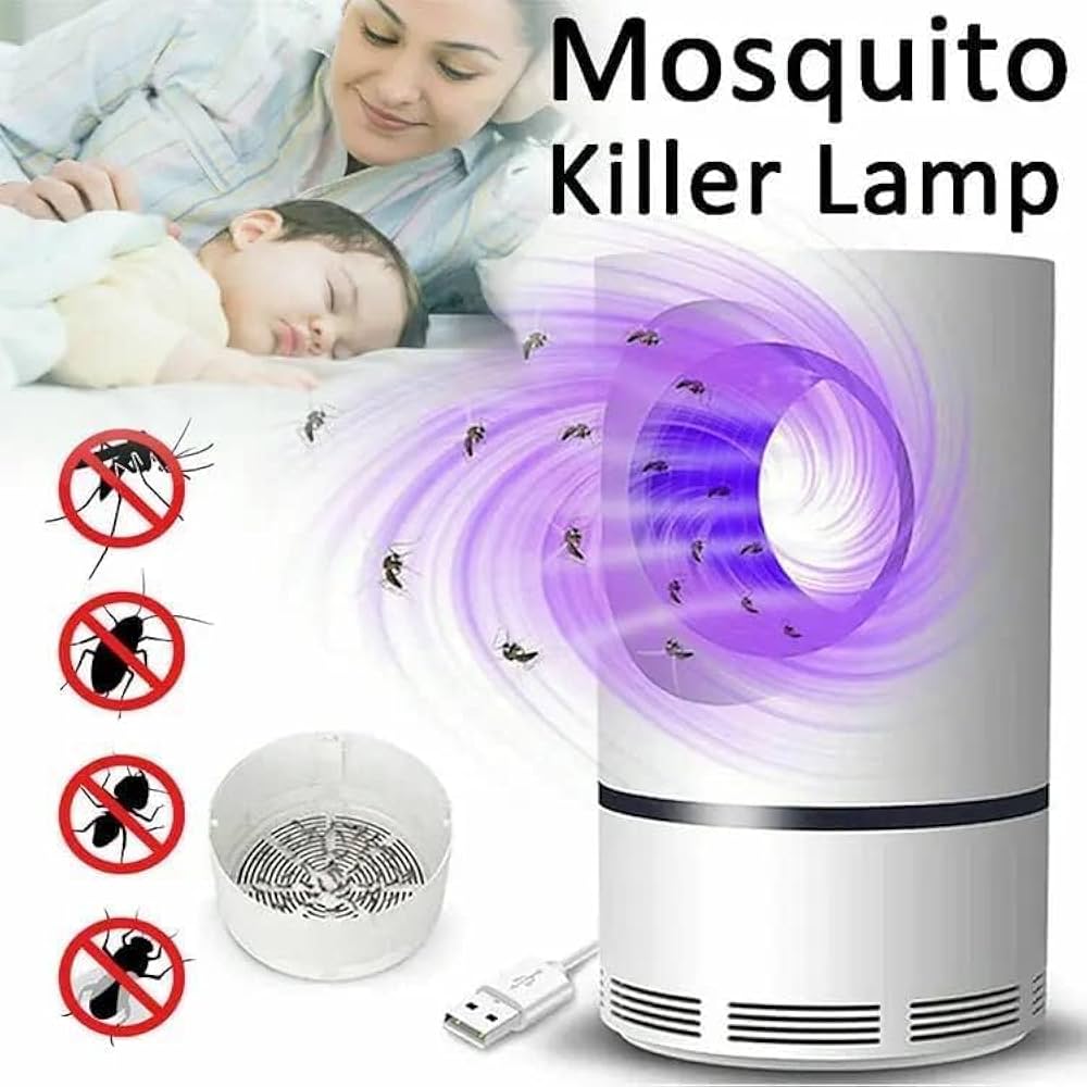 Portable USB Electric Mosquito Killer Lamp - Indoor Fly Trap Light