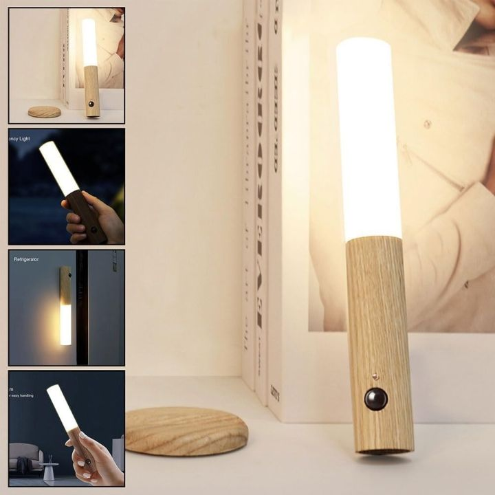 Magnetic Wireless Night Lamp – PIR LED for Home & Kitchen