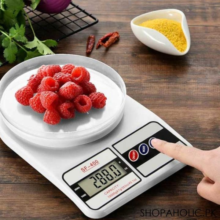 Digital Kitchen Scale - 10kg Capacity, Battery Operated