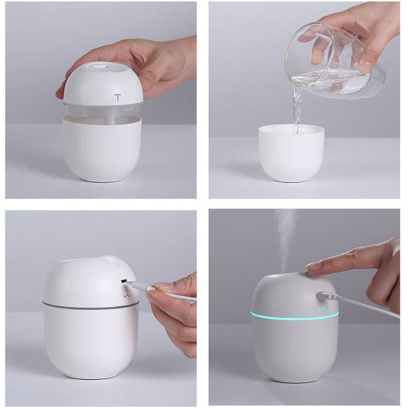 Portable USB Air Humidifier & Aromatherapy Diffuser