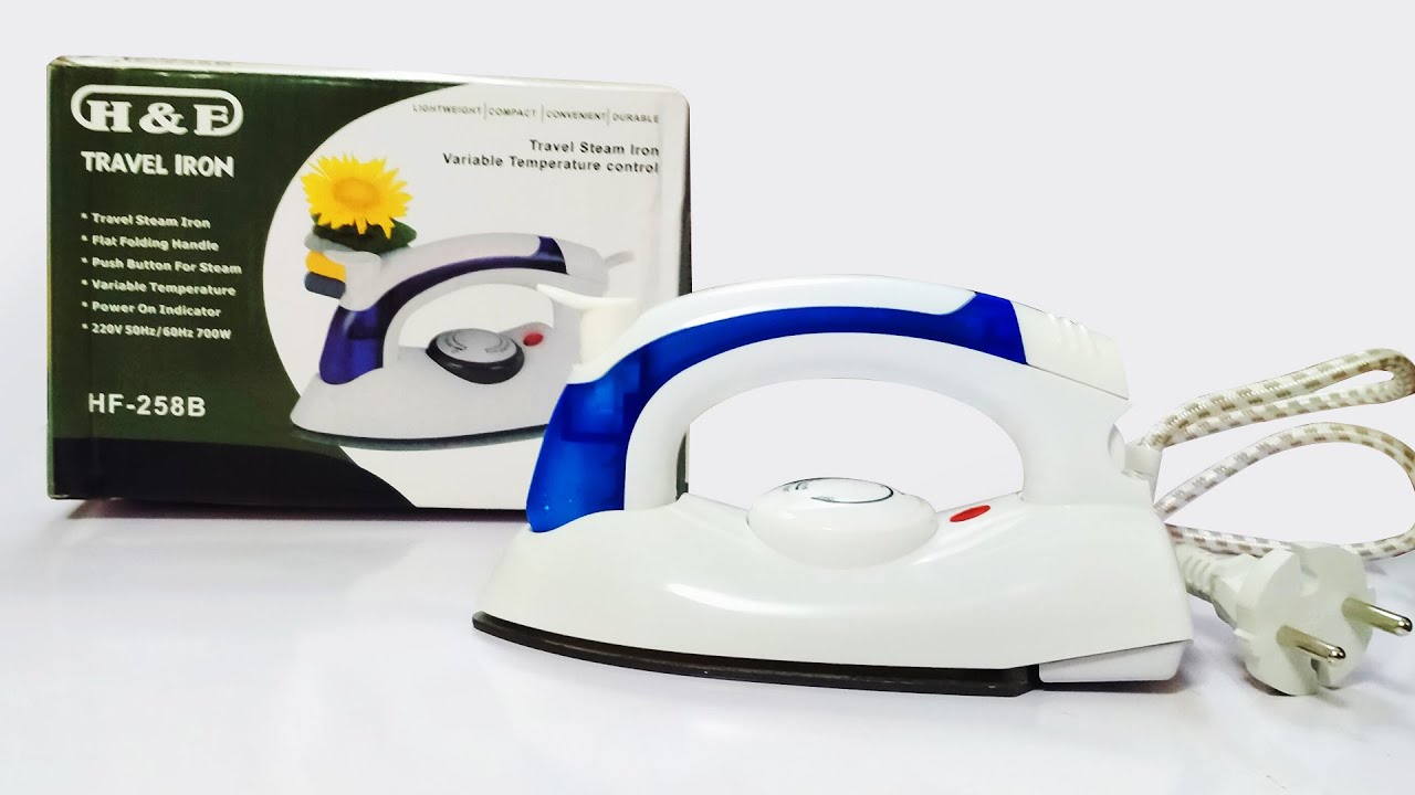 Mini Portable Steam Iron – Foldable, Lightweight, Temperature Control for Travel